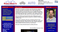 Desktop Screenshot of eastmetroinsurance.com
